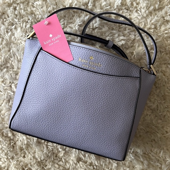 The absolute cutest periwinkle authentic Kate Spade Shoulder/ Crossbody - Picture 5 of 5